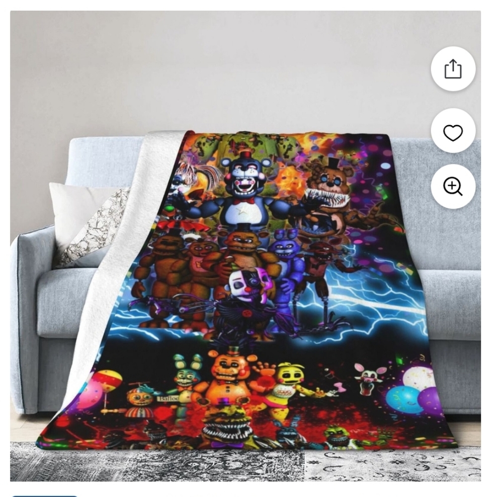 Five Nights at Freddy's Graphic Blanket 50x60